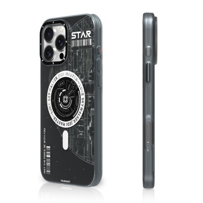 Apple iPhone 16 Pro Max Kılıf M-safe Şarj Özellikli Airbagli Hologram Tasarımlı Youngkit Interstellar Serisi Kapak - 13