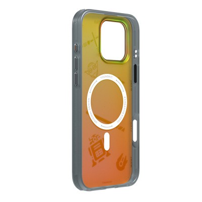 Apple iPhone 16 Pro Max Kılıf M-safe Şarj Özellikli Airbagli Hologram Tasarımlı Youngkit Interstellar Serisi Kapak - 10