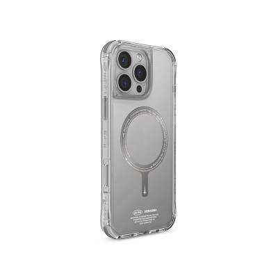 Apple iPhone 16 Pro Max Kılıf M-safe Şarj Özellikli Airbagli Şeffaf SkinArma Saido Prime Kapak - 4