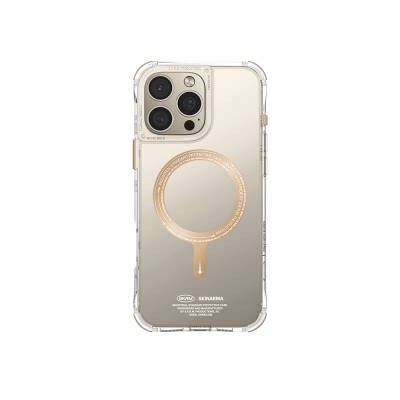 Apple iPhone 16 Pro Max Kılıf M-safe Şarj Özellikli Airbagli Şeffaf SkinArma Saido Prime Kapak - 3