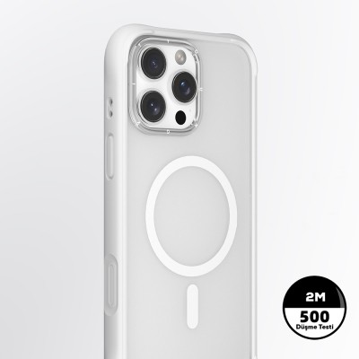 Apple iPhone 16 Pro Max Kılıf M-safe Şarj Özellikli Airbagli Youngkit Dynamic 2 Serisi Kapak - 10