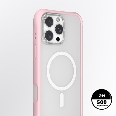 Apple iPhone 16 Pro Max Kılıf M-safe Şarj Özellikli Airbagli Youngkit Dynamic 2 Serisi Kapak - 12