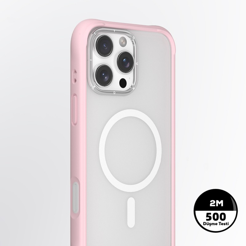 Apple iPhone 16 Pro Max Kılıf M-safe Şarj Özellikli Airbagli Youngkit Dynamic 2 Serisi Kapak - 12