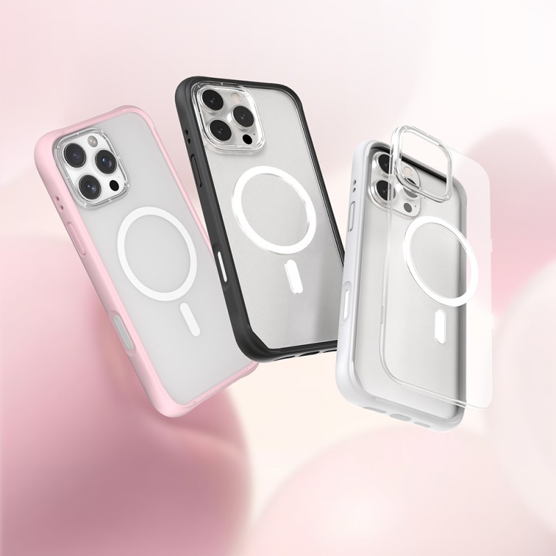 Apple iPhone 16 Pro Max Kılıf M-safe Şarj Özellikli Airbagli Youngkit Dynamic 2 Serisi Kapak - 14