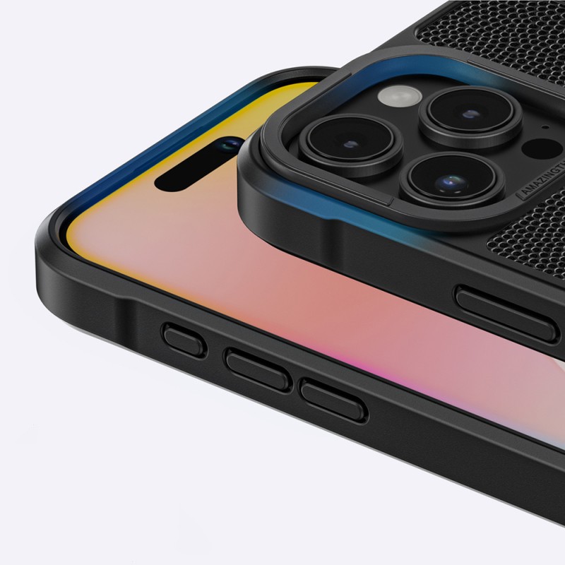 Apple iPhone 16 Pro Max Kılıf M-safe Şarj Özellikli Amazingthing Glamour Serisi Kapak - 10