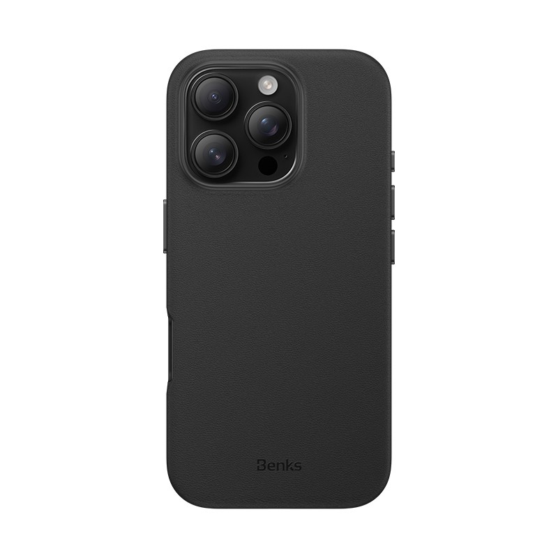 Apple iPhone 16 Pro Max Kılıf M-safe Şarj Özellikli Çizilmeye Dayanıklı Benks VitaPro Serisi PU Deri Kapak - 3