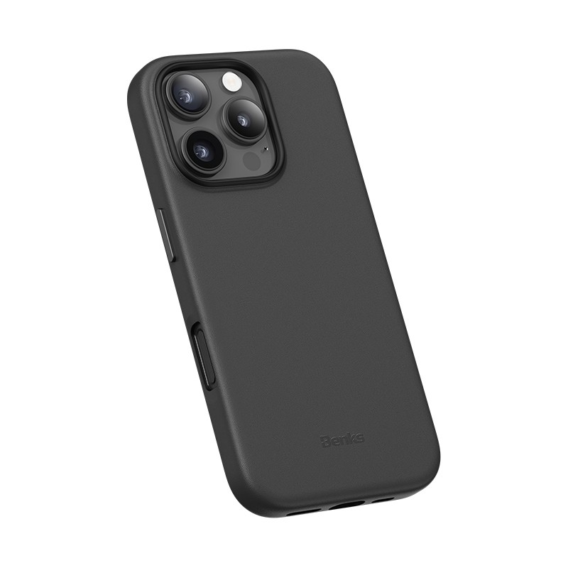 Apple iPhone 16 Pro Max Kılıf M-safe Şarj Özellikli Çizilmeye Dayanıklı Benks VitaPro Serisi PU Deri Kapak - 8