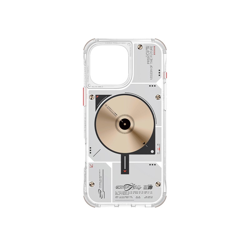 Apple iPhone 16 Pro Max Kılıf M-safe Şarj Özellikli Disk Desenli Airbag Tasarımlı Skinarma Nova Kapak - 6