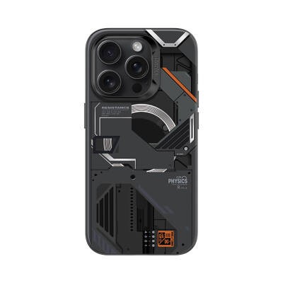 Apple iPhone 16 Pro Max Kılıf M-safe Şarj Özellikli Mekanik Tasarımlı Benks Perspective Serisi Kapak - 7