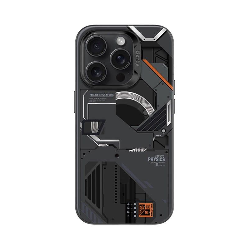 Apple iPhone 16 Pro Max Kılıf M-safe Şarj Özellikli Mekanik Tasarımlı Benks Perspective Serisi Kapak - 7