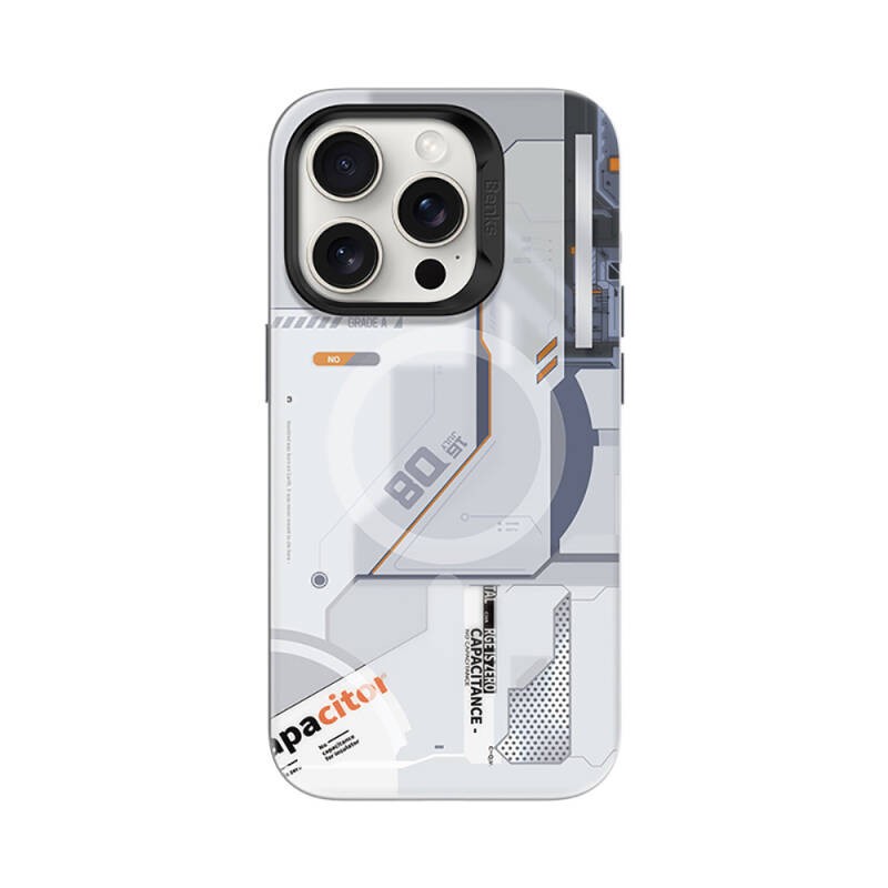 Apple iPhone 16 Pro Max Kılıf M-safe Şarj Özellikli Mekanik Tasarımlı Benks Perspective Serisi Kapak - 8