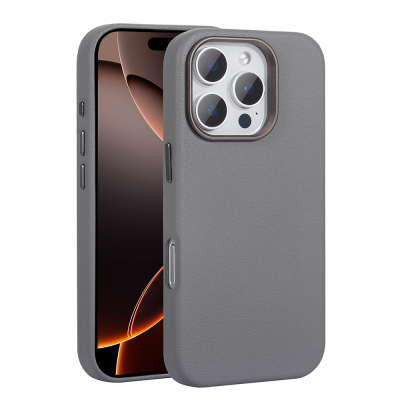 Apple iPhone 16 Pro Max Kılıf M-safe Şarj Özellikli PU Deri Zore Adora Kapak - Zore