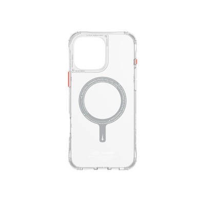 Apple iPhone 16 Pro Max Kılıf M-safe Şarj Özellikli Şeffaf Airbag Tasarımlı Skinarma Saido Kapak - 3
