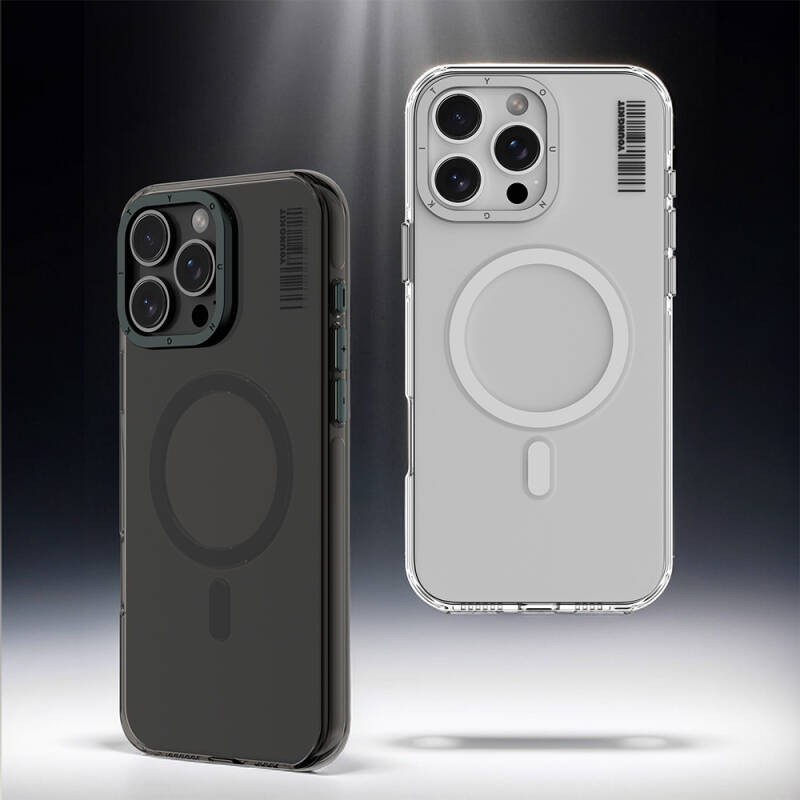Apple iPhone 16 Pro Max Kılıf M-safe Şarj Özellikli Şeffaf Youngkit Crystal Shield Serisi Kapak - 15
