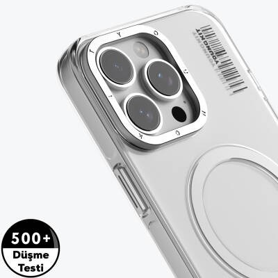 Apple iPhone 16 Pro Max Kılıf M-safe Şarj Özellikli Şeffaf Youngkit Crystal Shield Serisi Kapak - 14