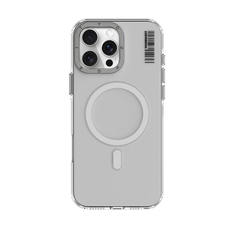 Apple iPhone 16 Pro Max Kılıf M-safe Şarj Özellikli Şeffaf Youngkit Crystal Shield Serisi Kapak - 2