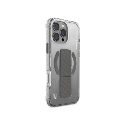 Apple iPhone 16 Pro Max Kılıf M-safe Şarj Özellikli Teknoloji Desenli Standlı Skinarma Axon Kapak - 13