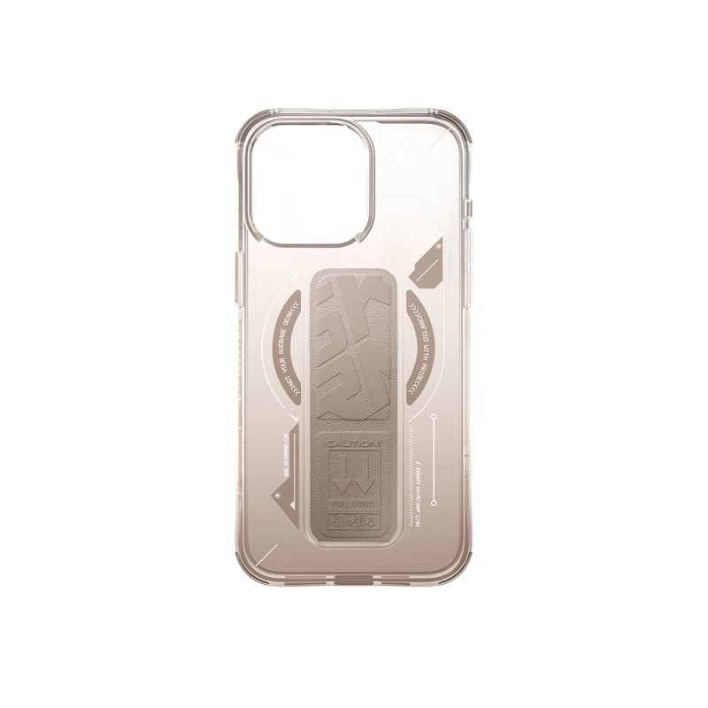 Apple iPhone 16 Pro Max Kılıf M-safe Şarj Özellikli Teknoloji Desenli Standlı Skinarma Helio Kapak - 12