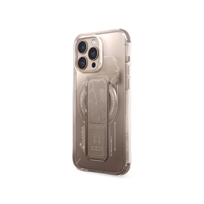 Apple iPhone 16 Pro Max Kılıf M-safe Şarj Özellikli Teknoloji Desenli Standlı Skinarma Helio Kapak - 15