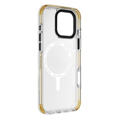 Apple iPhone 16 Pro Max Kılıf M-safe Şarj Özellikli YoungKit Crystal Color Serisi Kapak - 9