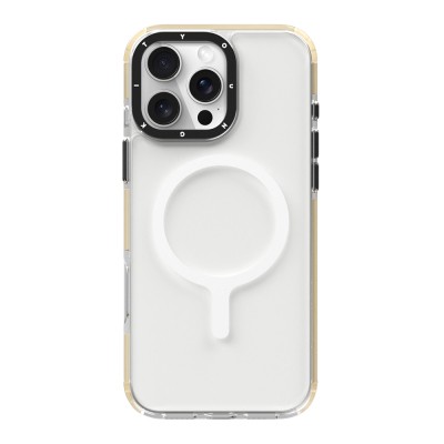 Apple iPhone 16 Pro Max Kılıf M-safe Şarj Özellikli YoungKit Crystal Color Serisi Kapak - 5