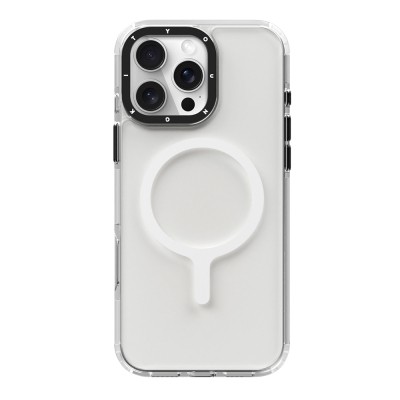 Apple iPhone 16 Pro Max Kılıf M-safe Şarj Özellikli YoungKit Crystal Color Serisi Kapak - 6