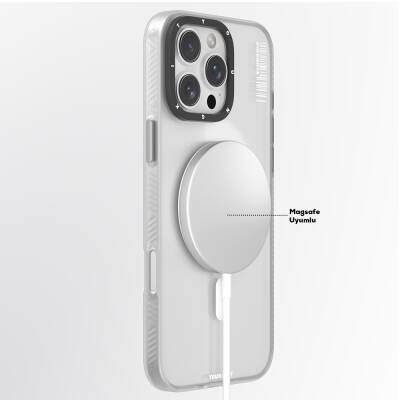 Apple iPhone 16 Pro Max Kılıf M-safe Şarj Özellikli Youngkit Hidden Sand Serisi Kapak - 10