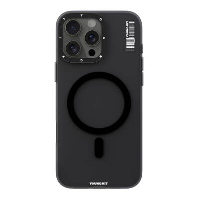 Apple iPhone 16 Pro Max Kılıf M-safe Şarj Özellikli Youngkit Hidden Sand Serisi Kapak - 6