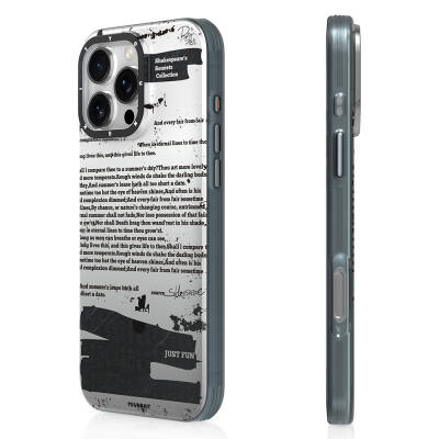 Apple iPhone 16 Pro Max Kılıf M-safe Şarj Özellikli Youngkit Literary Serisi Shakespeare Kapak - Youngkit
