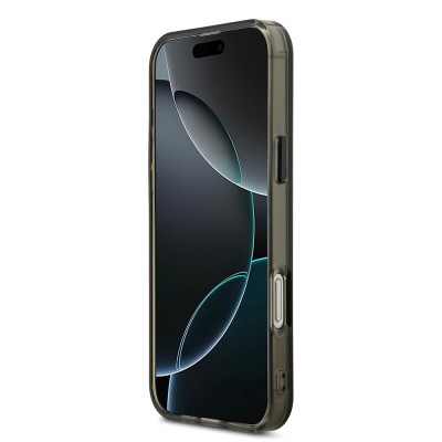 Apple iPhone 16 Pro Max Kılıf Mercedes Benz Orjinal Lisanslı M-safe Şarj Özellikli Buzlu PC Nostaljik Yıldız Dizayn Kapak - 6