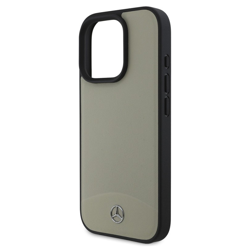 Apple iPhone 16 Pro Max Kılıf Mercedes Benz Orjinal Lisanslı M-safe Şarj Özellikli Dokulu ve Düz Deri Kapak - 7