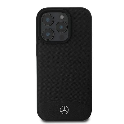 Apple iPhone 16 Pro Max Kılıf Mercedes Benz Orjinal Lisanslı M-safe Şarj Özellikli Dokulu ve Düz Deri Kapak - 13