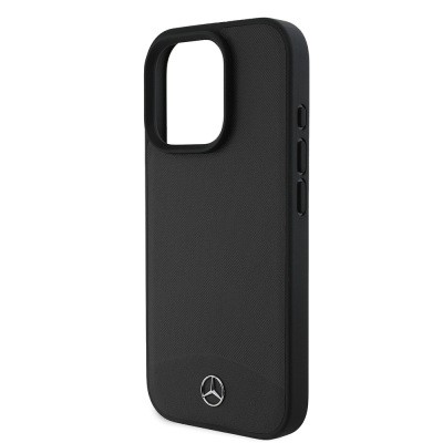 Apple iPhone 16 Pro Max Kılıf Mercedes Benz Orjinal Lisanslı M-safe Şarj Özellikli Dokulu ve Düz Deri Kapak - 16