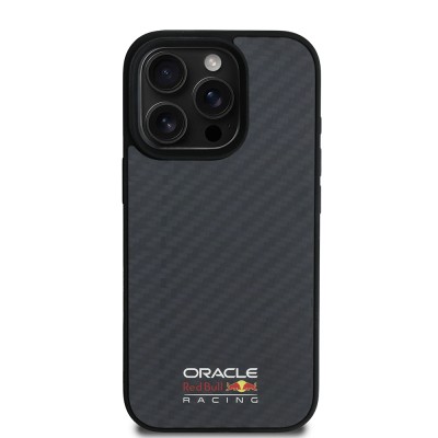 Apple iPhone 16 Pro Max Kılıf Redbull Orjinal Lisanslı M-safe Şarj Özellikli Karbon Fiber Tasarımlı Parlayan Logolu Kapak - 2