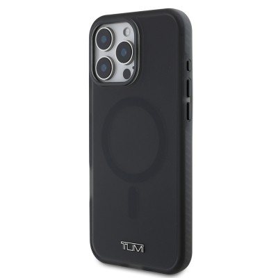 Apple iPhone 16 Pro Max Kılıf TUMI Orjinal Lisanslı M-safe Şarj Özellikli Airbagli Buzlu Transparan Kapak - 12