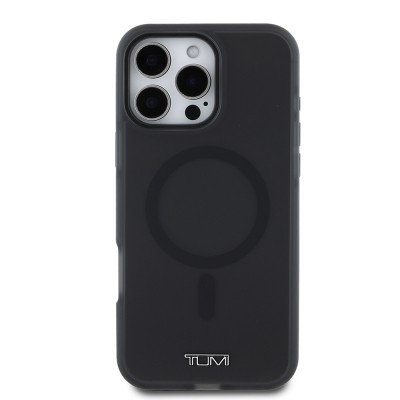 Apple iPhone 16 Pro Max Kılıf TUMI Orjinal Lisanslı M-safe Şarj Özellikli Airbagli Buzlu Transparan Kapak - 13
