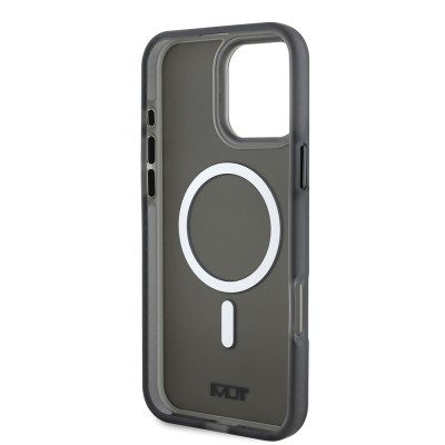 Apple iPhone 16 Pro Max Kılıf TUMI Orjinal Lisanslı M-safe Şarj Özellikli Airbagli Buzlu Transparan Kapak - 16