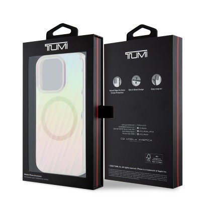 Apple iPhone 16 Pro Max Kılıf TUMI Orjinal Lisanslı M-safe Şarj Özellikli Transparan Kapak - 9