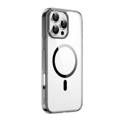 Apple iPhone 16 Pro Max Kılıf Wiwu MCC-101 iShield Pro Serisi M-safe Şarj Özellikli Crystal Sert PC Kapak - 2