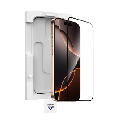 Apple iPhone 16 Pro Wiwu GT-020 Titan Guard Series Shock Absorbing Hybrid Polymer HD Transparent Screen Protector Film + Easy Application Tool - Wiwu