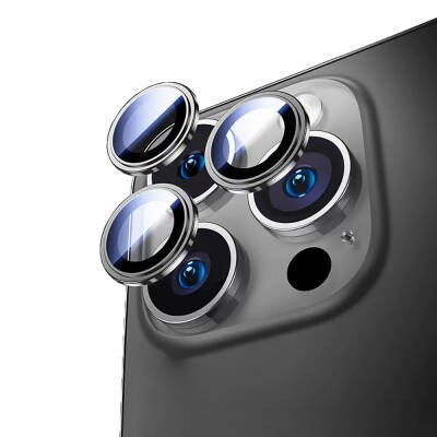 Apple iPhone 16 Pro​​ Wiwu Lens Guard Metal Kamera Lens Koruyucu - 2