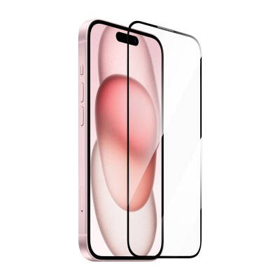 Apple iPhone 16 Wiwu GT-008 Polymer Oleophobic Coating Transparent Smooth Tempered Glass Screen Protector 10 Pack - 2