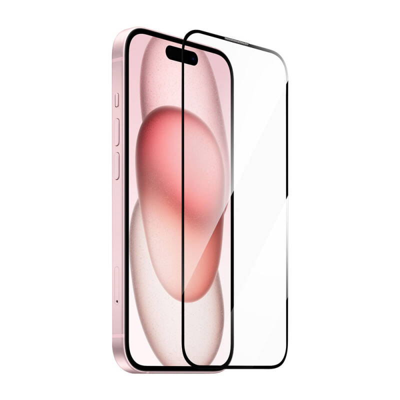 Apple iPhone 16 Wiwu GT-008 Polymer Oleophobic Coating Transparent Smooth Tempered Glass Screen Protector 10 Pack - 2