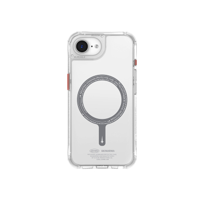 Apple iPhone 16E Case M-safe Charging Feature Transparent Airbag Design Skinarma Saido Cover - Skinarma