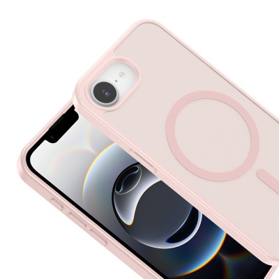 Apple iPhone 16E Case M-safe Charging Feature Zore Babet Cover - 6