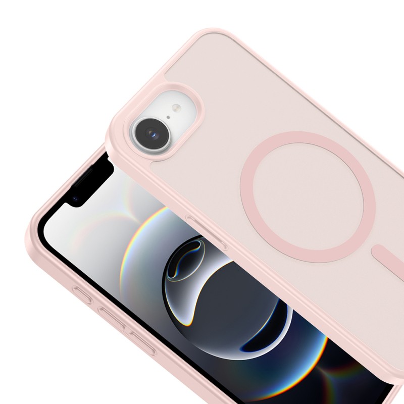 Apple iPhone 16E Case M-safe Charging Feature Zore Babet Cover - 6
