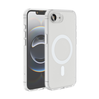 Apple iPhone 16E Case Magsafe Charging Camera Protection Zore Crypto Cover - Zore