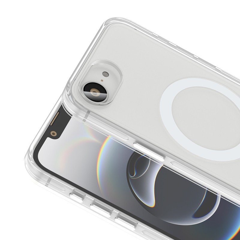 Apple iPhone 16E Case Magsafe Charging Camera Protection Zore Crypto Cover - 4
