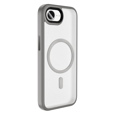 Apple iPhone 16E Case Matte Back Surface Wireless Charging Feature Zore Flet Magsafe Cover - 6