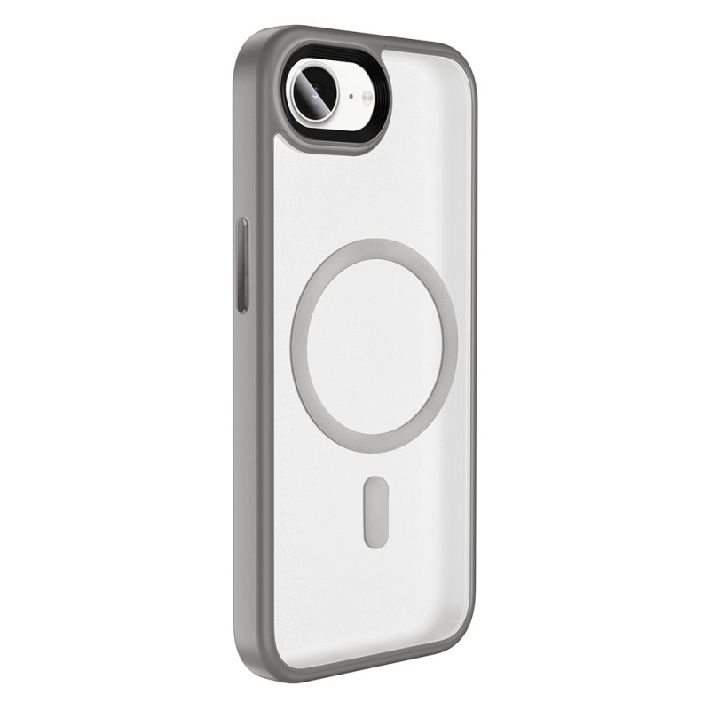 Apple iPhone 16E Case Matte Back Surface Wireless Charging Feature Zore Flet Magsafe Cover - 6
